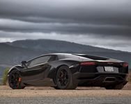 pic for Black Lamborghini Aventador 1600x1280